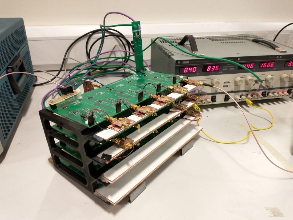 Photo of assembled PLL array